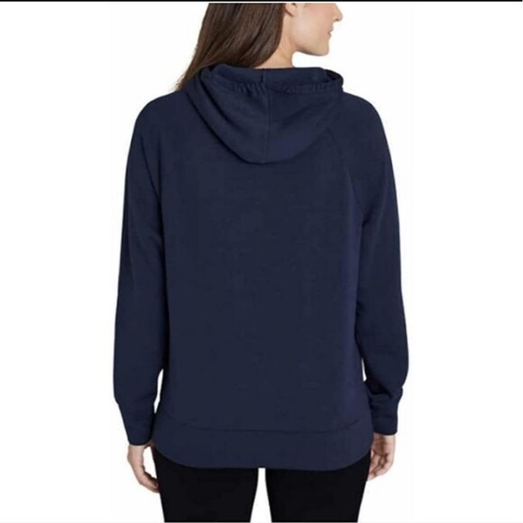 - Eddie Bauer Women's 2 Pack Sweatshirt and Hoodie Black/Basil SZ S NEW WI… - Picture 5 of 11